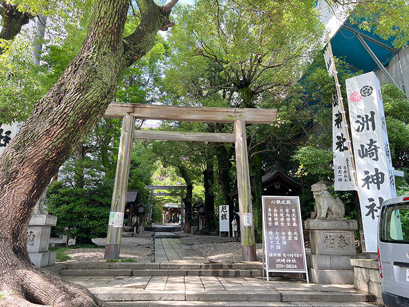 洲崎神社の鳥居