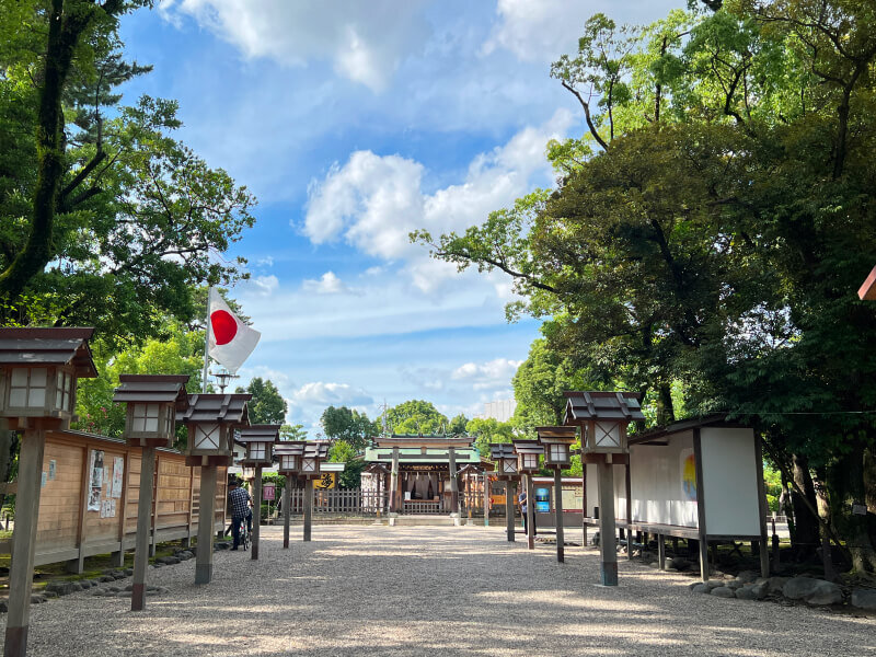 豊國神社の様子