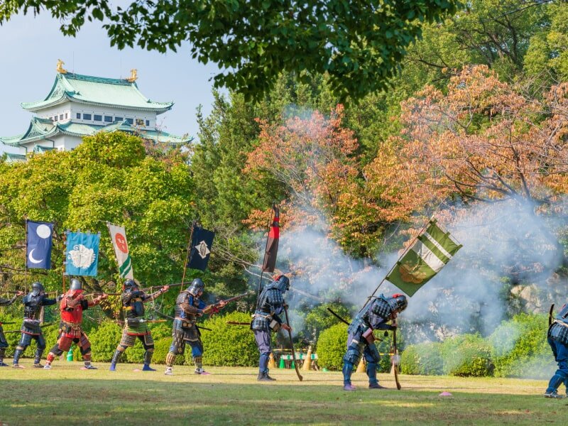 火縄銃実演